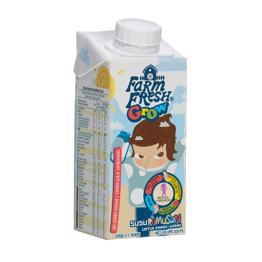 Farm Fresh Grow Uht Formulated Milk Farm Fresh Malaysia