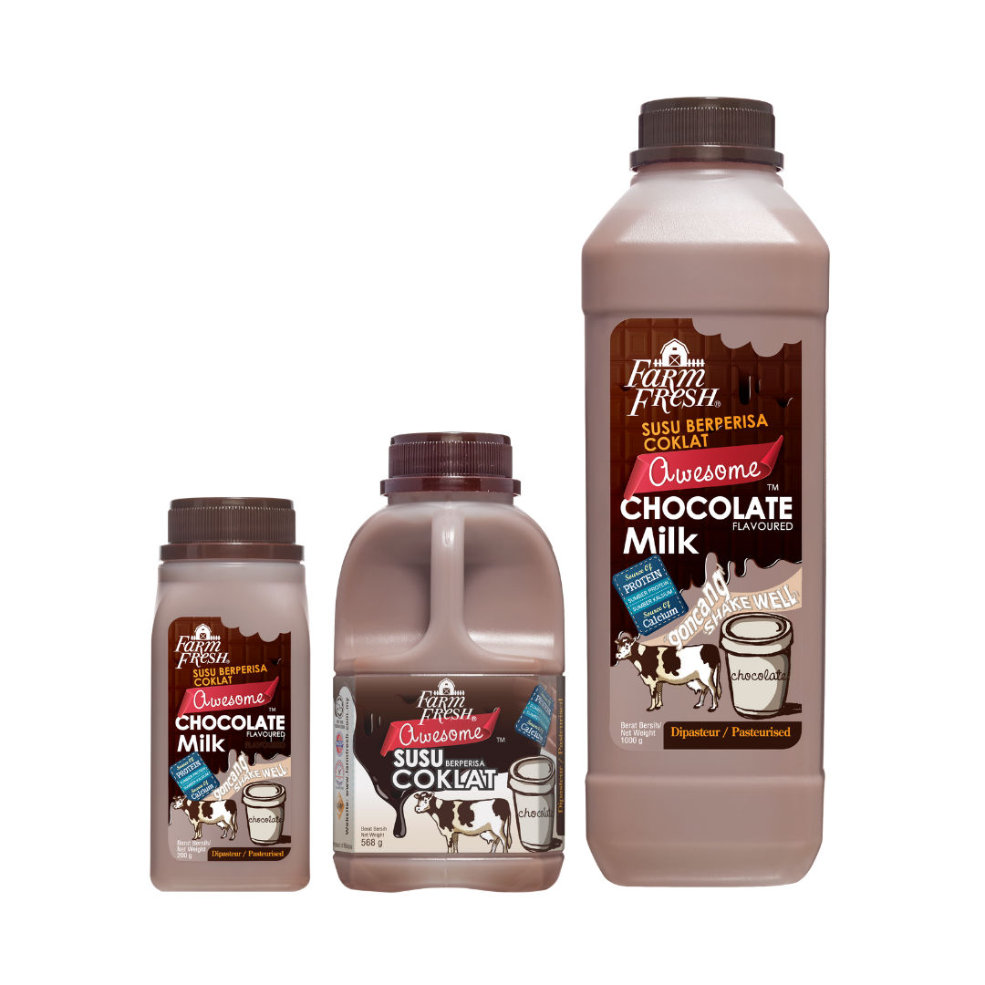 Chocolate Milk Family Front View